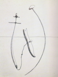Dibuix de la sèrie "El benefactor trompeta" (entre 1933 i 1935)