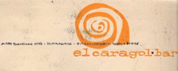 Disseny logotip "El caragol bar" de Jaume Sans