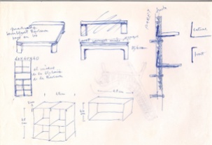 Jaume Sans (esbós disseny mobles)