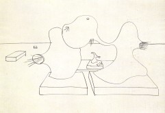 JAUME SANS Dibuix preparatori del Benefactor trompeta (entre 1933 i 1935)